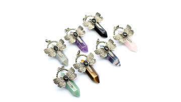 Silver Dragonfly Stone  Pendant SP1798AS