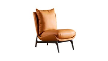 Simple single Metal living room chairs range PU synthetic leather cheap modern home furniture leisure chairs1