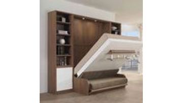 Wholesale Queen Size Murphy Wall Bed Kit with Sofa Mechanism for Bedroom1