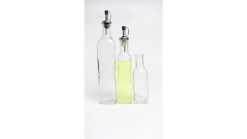 square olive oil bottle