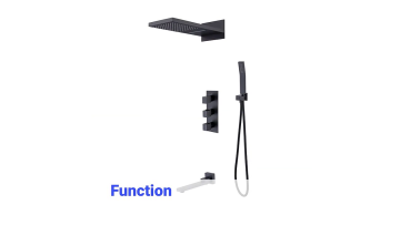 DLSEN Bath Room Shower Set Wall Mounted Concealed Shower System Hot Cold Mixer Contemporary Metered Faucets Single Handle Brass1