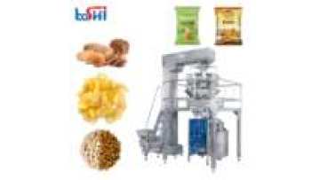 Vertical Beans Pet Food Vegetable Ice Cube Packing Machine Chicken Gummy Candy Biscuit Grain Potat Chips Nuts Packing Machine1