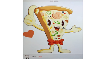 How to operation screen in hommy vending pizza machine  