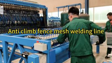 Anti climb fence mesh welding machine