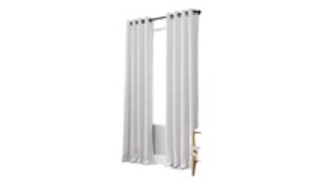 White Elegance Interior Thermal Insulated Blackout Curtains Soft Curtain For Bedroom1