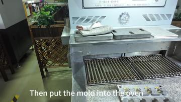 Intelligent double station oven for plastisol 3D dolls