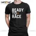 Men's T Shirt Ready To Race Novelty Tops Enduro Cross Motocross Bitumen Bike Life Tees Clothes Cotton Printed T-Shirt Plus Size