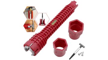 Faucet Socket Wrench Sink Installer Double Anti-Slip Head Multi-function Water Pipe Wrench1