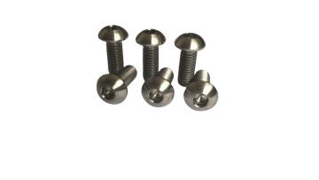 Titanium button head hex socket screws.MP4