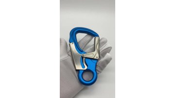 JS Custom 35KN Self-locking 7075 Aluminium Spring Carabiner Hook Fall Protection/Harnes/Safety Belt1