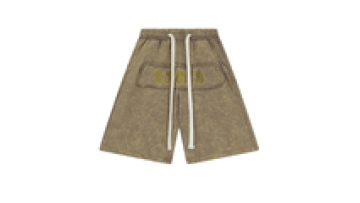 Good Quality Custom Vintage Printed Cotton Acid Wash Summer Shorts for Men1