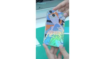 Colorful Shiny Back Skin Sticker