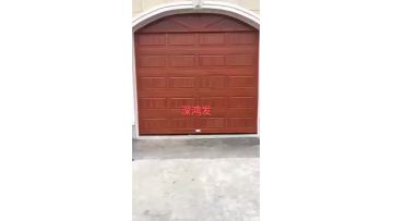 Industrial sectional garage door 