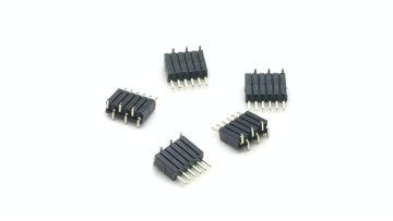 1.27mm Pitch Pin header Connector Single Row SMD AU1.0 H:5.0mm 6P