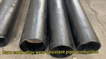 Rare earth alloy wear-resistant pipe production