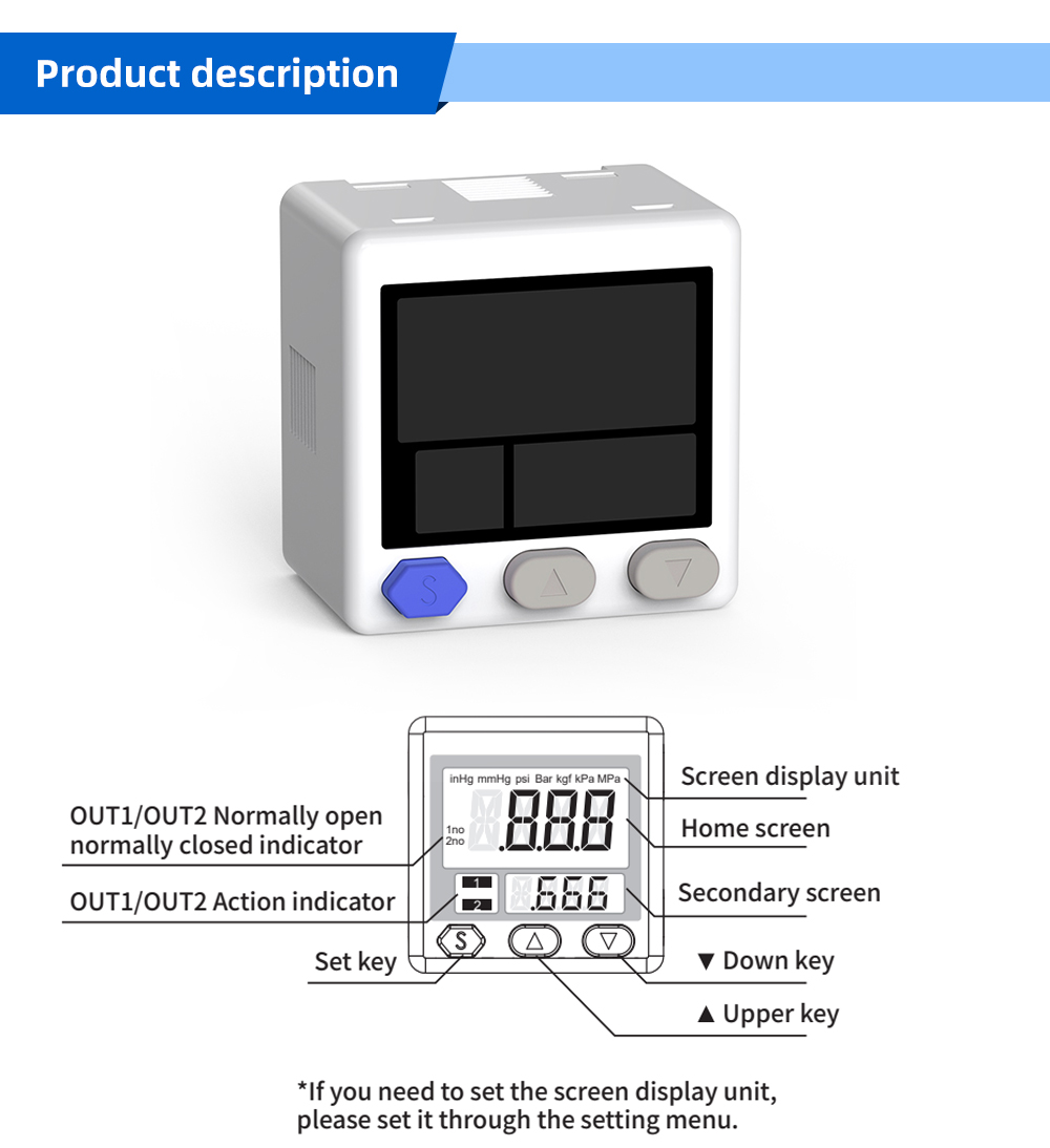C-aire Digital Pressure Switch