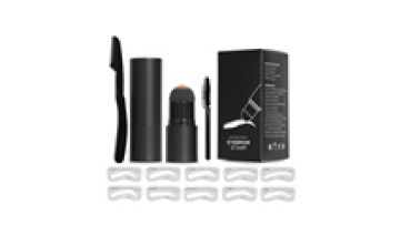 One Step Brow Stamp Brow Powder Eyebrow Enhance Kit For NO LOGO Black Eyebrow Stick Tube1