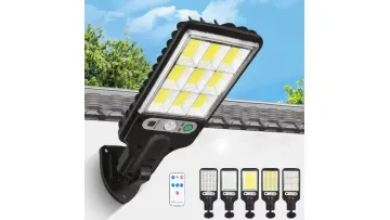 Outdoor Solar Garden Light with Motion Sensor and Remote Control1