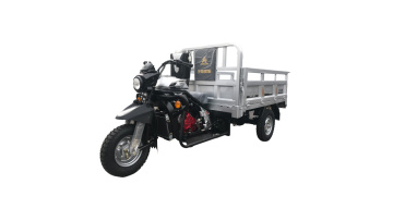 Safe and practical fuel powered motor tricycle