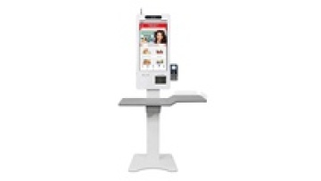 NFC/RFID Card Reader Salon Kiosk with Scanner, Printer, and Touch Screen for Beauty Hair Salons1