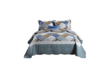 Home Textile Summer Quilt 100% Polyester Embroidered Bedspread1