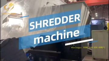 single shaft shredding machinery