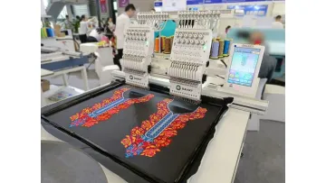 Galaxy High-End Production Line Double/2 Heads Embroidery Machine with Hoops1