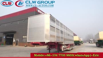 3 Axles Livestock Transport Trailer