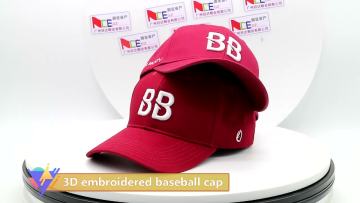  3d Embroidery Red Baseball Cap