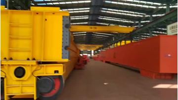 Double beam overhead crane beam processing