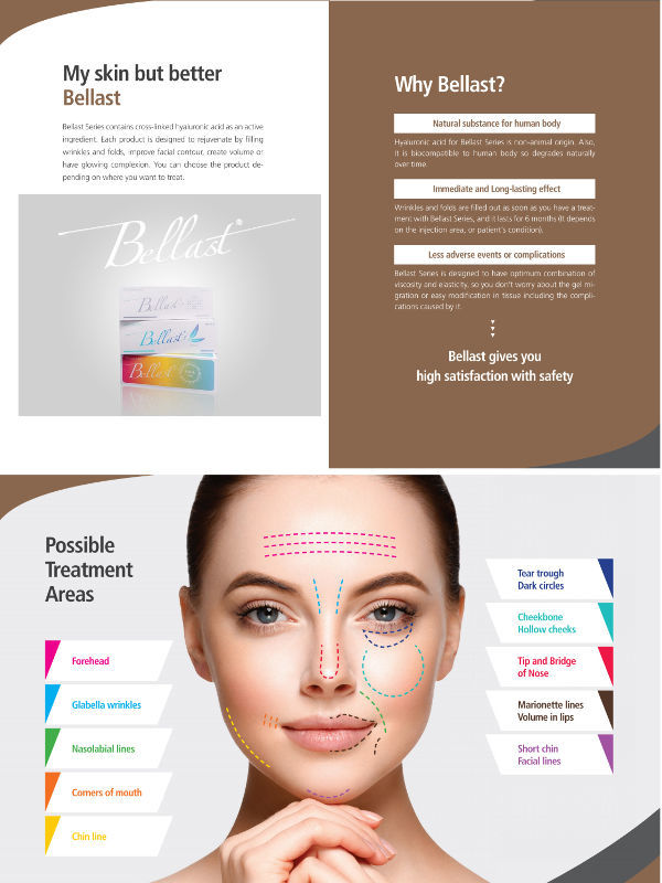 Bellast Dermal Filler Hyaluronic Acid low prices of hyaluronic acid supplier