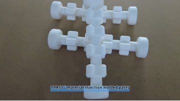 TPR55 ° material injection molded part