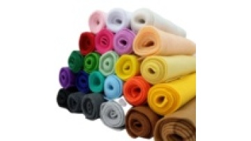 100% Polyester Soft felt craft sheets / non woven color felt fabric Roll1