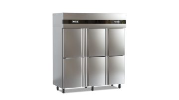 6 door upright freezer