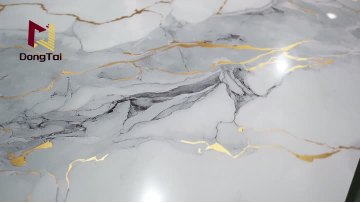 pvc wall panel uv printed marble sheet installation for wall 
