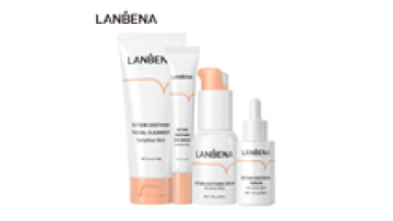 LANBENA Ectoin Face Care: Natural Cleanser, Serum, and Soothing Cream1