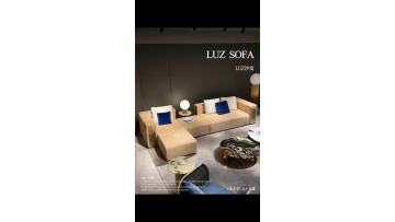 Rugiano Luz sofas, Italian-style light luxury villa and mansion furniture.