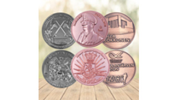 Factory wholesale custom metal antique coins Gold plated antique copper challenge coins 24K gold coins1
