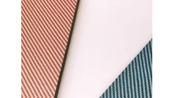 Customized colored carbon fiber sheets