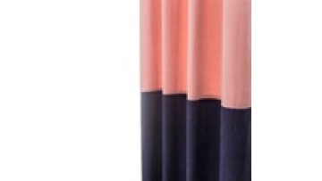 Luxury Linen Look Patchwork Blackout Modern Curtain1