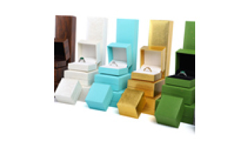 Hanhong custom wholesale filled leather paper gift jewelry packaging box earrings necklace ring paper jewelry box1