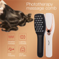 CkeyiN Phototherapy Vibration Massage Comb Scalp Brush Stress Relief Neck Back Anti Hair Loss Blood Circulation with LED Light