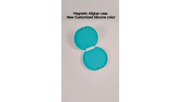 New Novel Fashionable  Designed Matte Clear Dental Aligner Case With Magnet Closure1