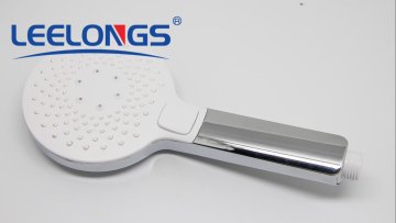 New Thin Nozzle Sanitary Ware Button Shower 3 Functions ABS Plastic Shower Head1