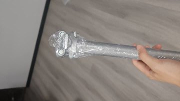 Titanium bicycle seatpost sandblasting