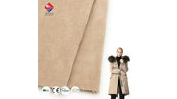 High Quality Warm Soft One Side Brush 500gsm Dyed Knit Fleece Fabric for Women Winter Jacket1
