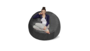 Modern living room furniture single sofa chair fabric Zero Pressure Lazy sofas bean bag chairs for kids1