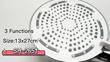 Direct factory 13cm Big Size Universal High Pressure Shower Head With Multi Function1