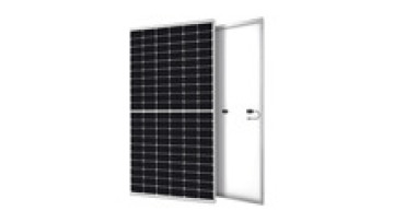 OEM High efficiency 400w 410w 450w solar panel mono half cell PERC 182mm cells solar panel 450w black solar panel1