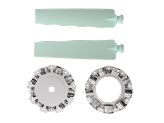 fan fittings 9 nylon Industrial axial fan blade coal plant heater cooling impeller